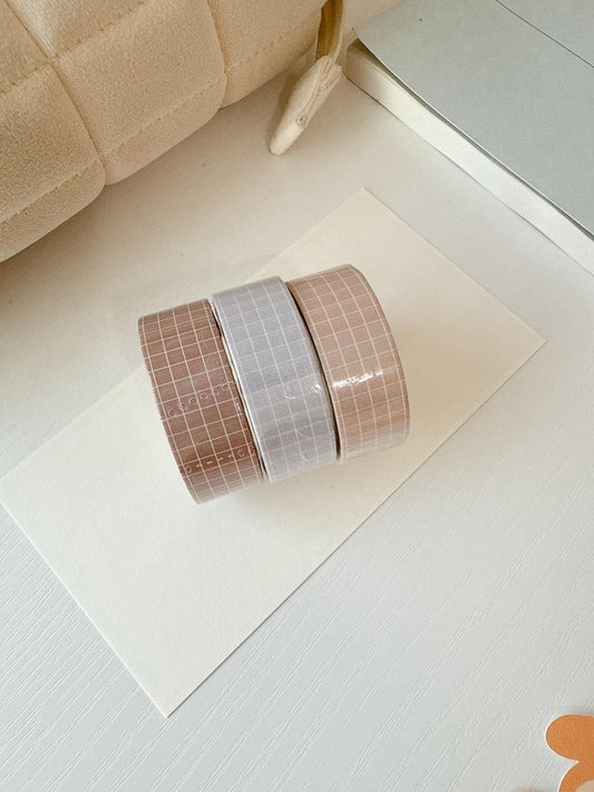 3 pcs grid washi tape