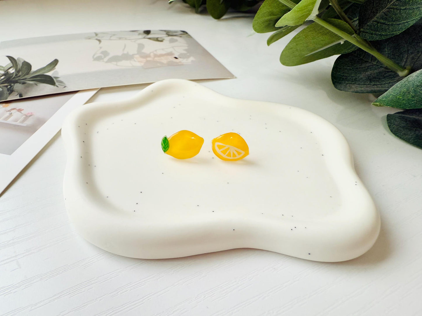 Lemon earrings