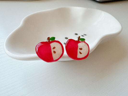 Apple earrings